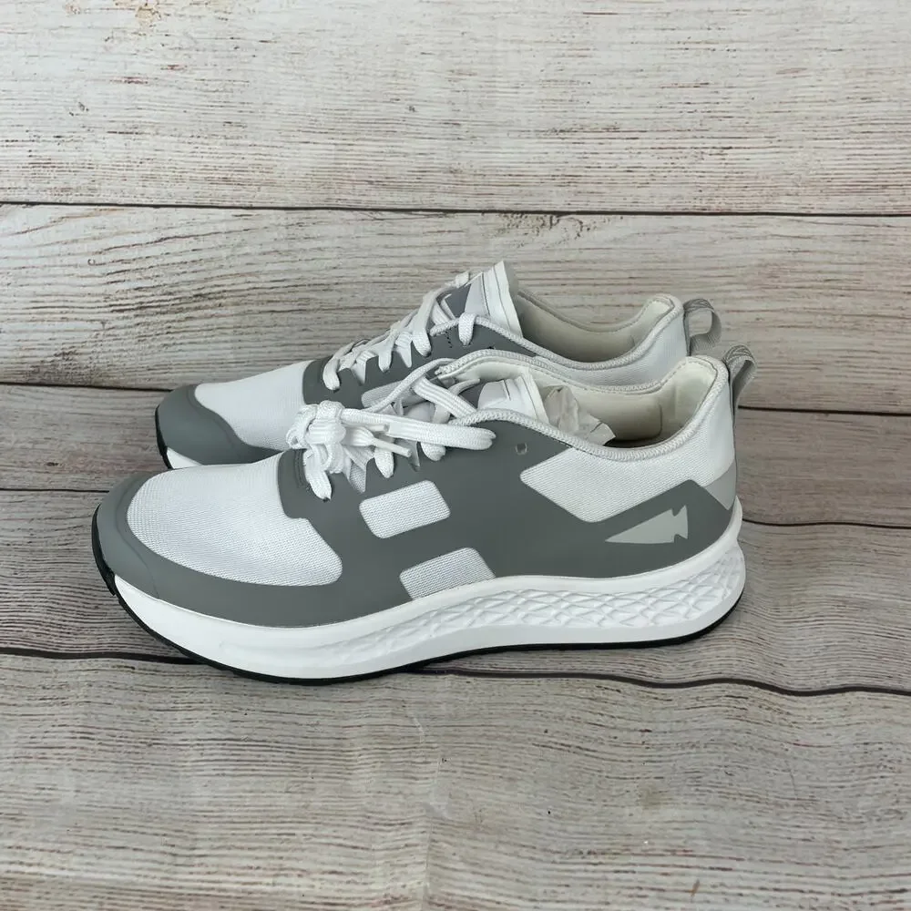 Go Ruck Rough Runner Mens Sz 8 Running Shoes White Speed Grey Raven - Picture 7 of 11